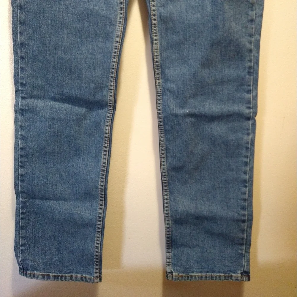Levi's 514 Medium Indigo Straight Leg Regular Fit Blue Jeans - Picture 15 of 15